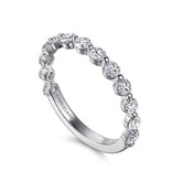 14K .84CTW Single Prong Set Diamond Band S2219066